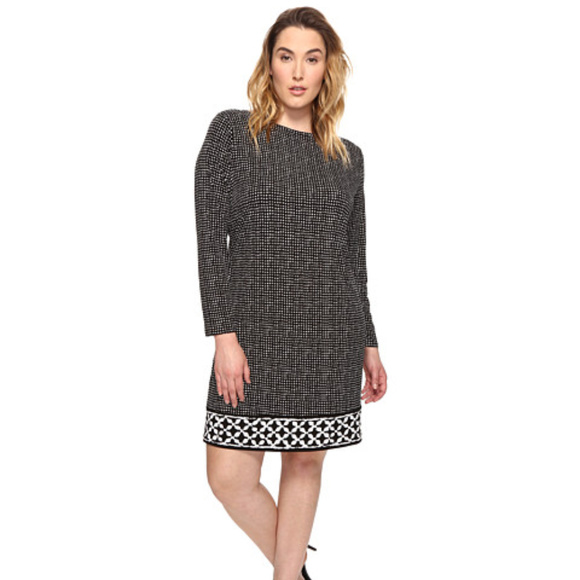 Michael Kors Dresses & Skirts - Nezla Border Print Jersey Shift Dress plus size 3X